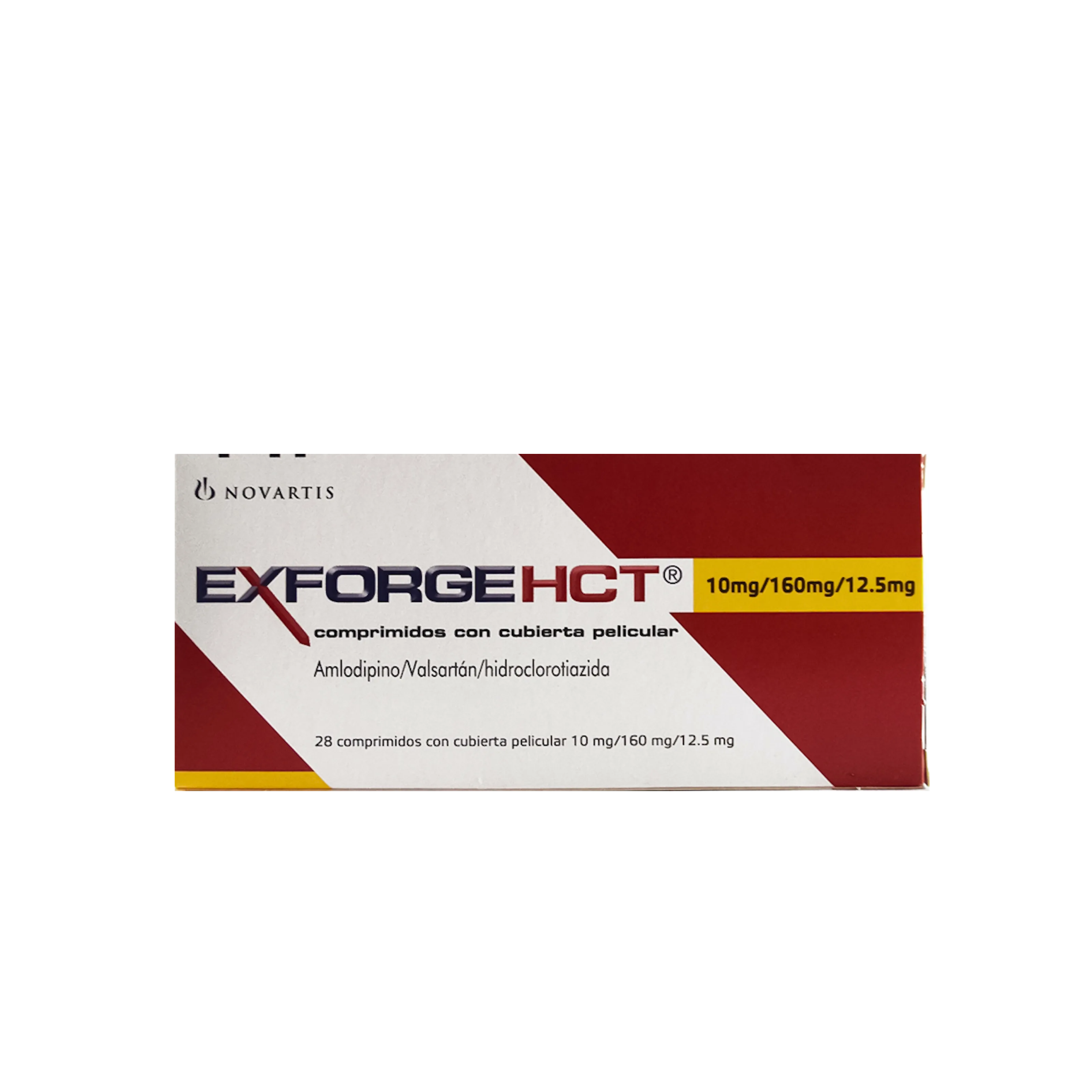 exforge hct 10/160/12.5 mg 28 compr (p) - Imagen 1