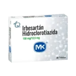 irbesartan hct 150+12.5 mg 30 tabletas mk (p)