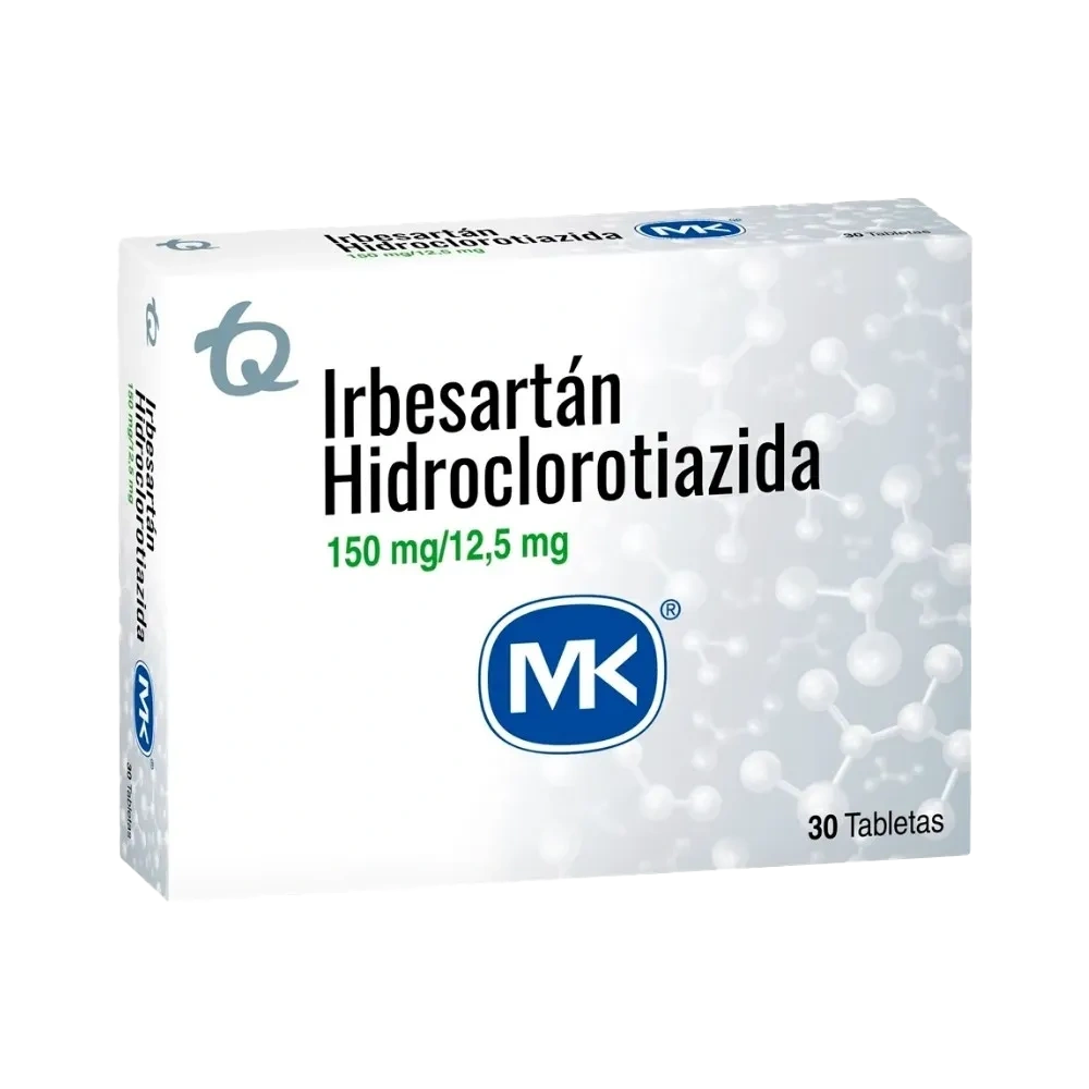 38330_IRBESARTAN_HCT_15012.5_MG_30_TABLETAS_MK_P_.webp irbesartan hct 150+12.5 mg 30 tabletas mk (p) - Imagen 1
