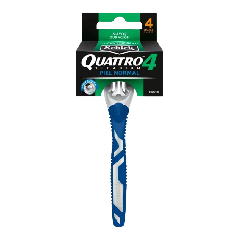38988_MAQ.SCHICK_4_QUATTRO_TITANIUM_.webp maquina schick 4 quattro titanium - Imagen 1