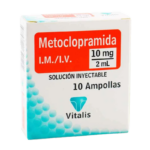 metoclopramida 10mg/2ml 10 ampollas vt