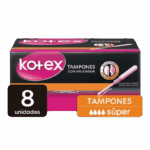 tampon kotex evol super c/apli 8 und
