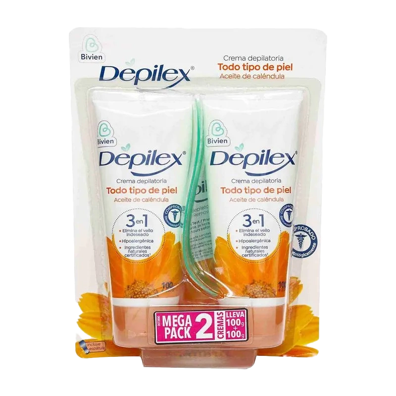 crema depilex 3en1 t/tipo p 100 gr 2x1 - Imagen 1