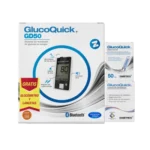 tiras react+ glucometro glucoquick diamond 50 und