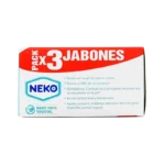 jabon neko blanco 125 gr 3 und