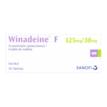winadeine f 325/30 mg 30 tabletas