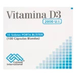 vitamina d3 2000 ui 100 capsulas pc