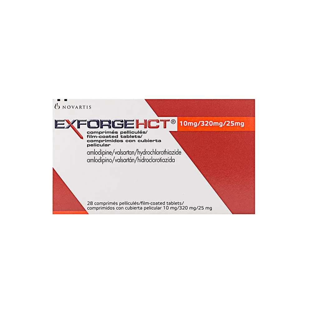 exforge hct 10/320/25 mg 28 compr (p) - Imagen 1