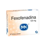 fexofenadina 120 mg 10 tabletas mk