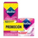 tampon nosotras dig.sup.10+protector m.15 uds