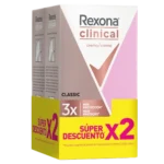 desodorante rexona soft clinical wom 2 un 48 s.o