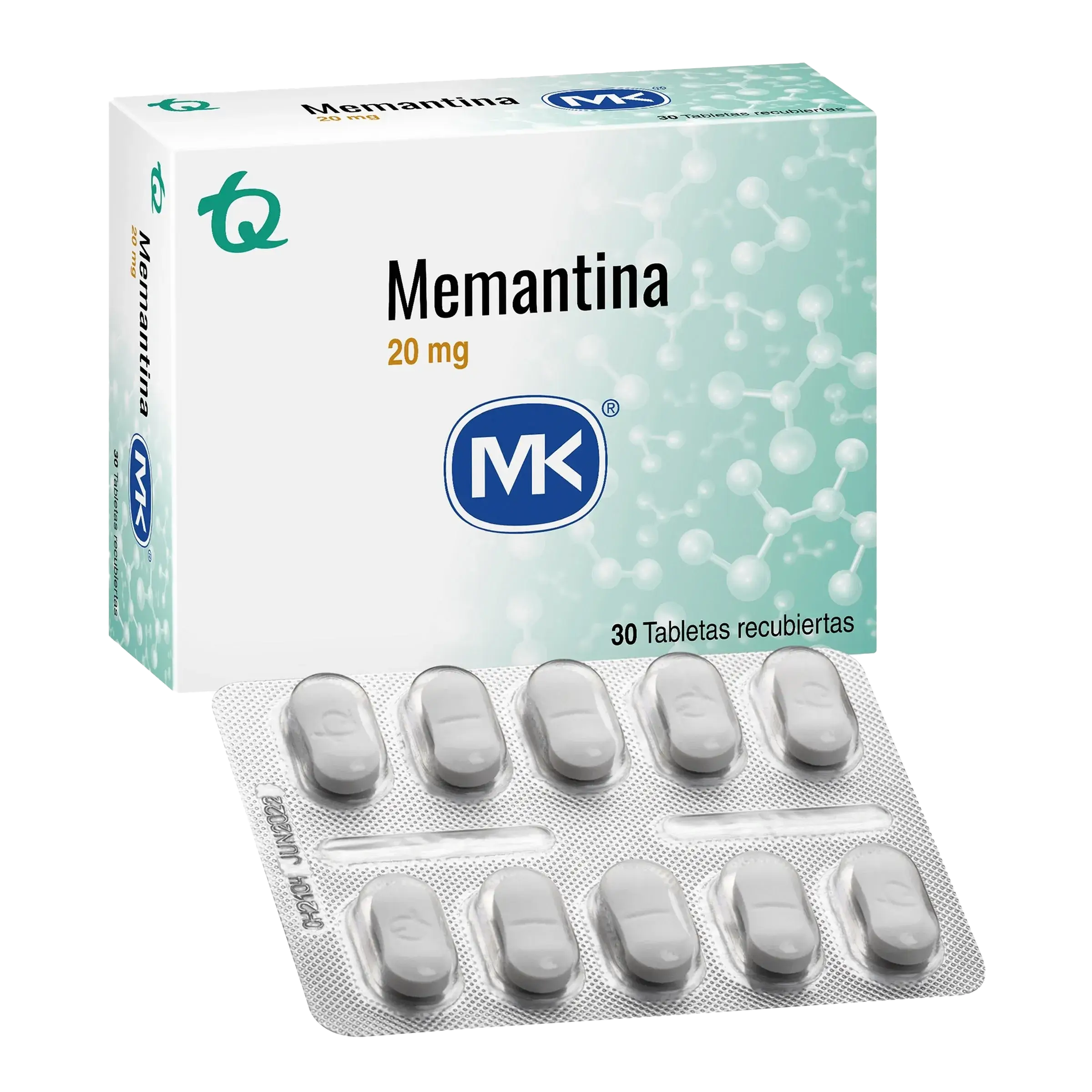 52684_MEMANTINA_20_MG_30_TABLETAS_MK_P_.webp memantina 20 mg 30 tabletas mk (p) - Imagen 1