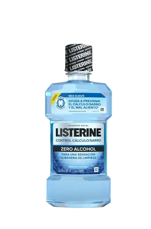 listerine cont/calculo zero 500 ml - Imagen 1