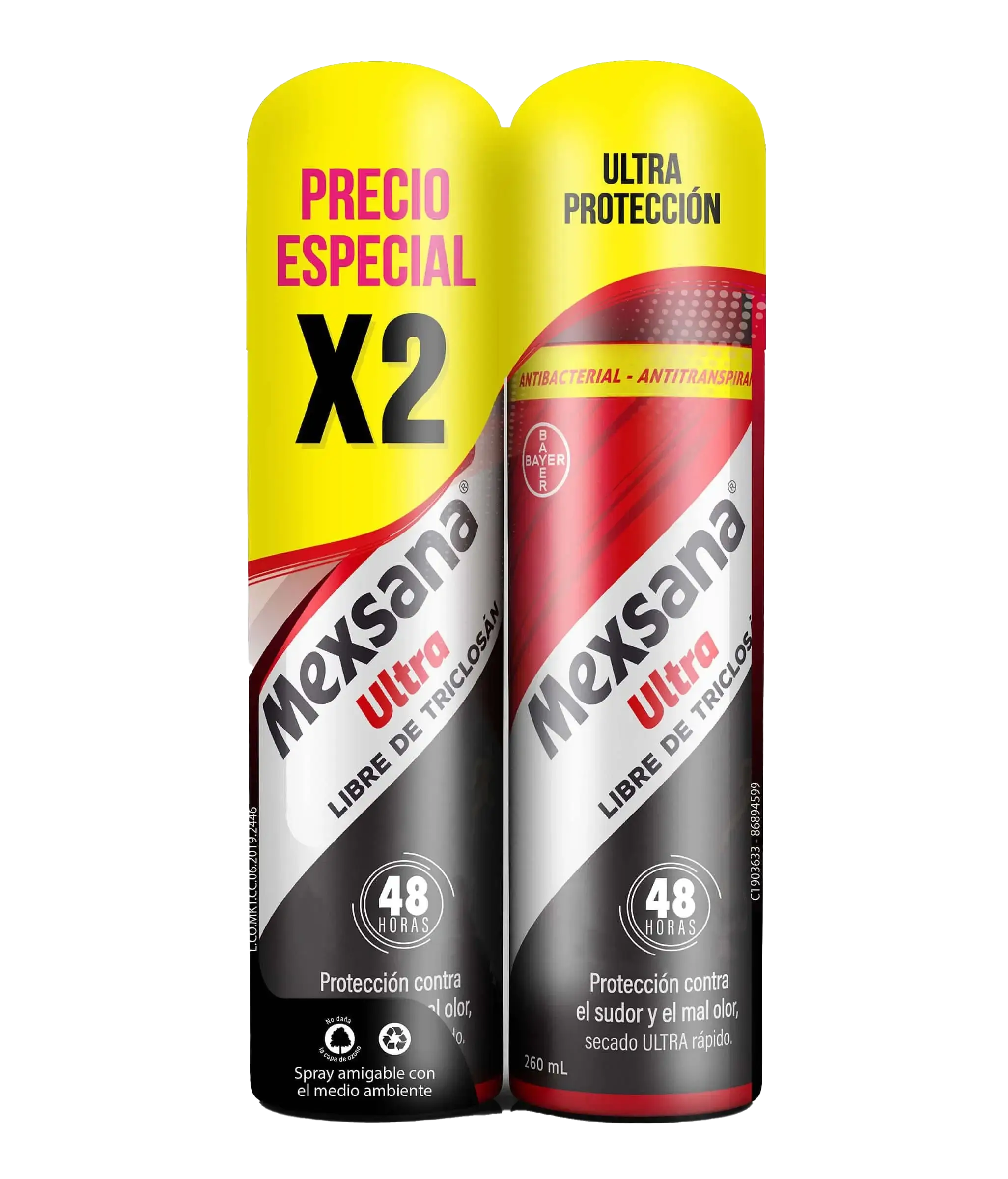 53196_DTE.MEXSANA_PIES_ULTRA_260_ML_2_UND_P.E_.webp desodorante mexsana pies ultra 260 ml 2 und p.e - Imagen 1