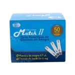 glucometro okmeter match+50 tiras+50 lancetas