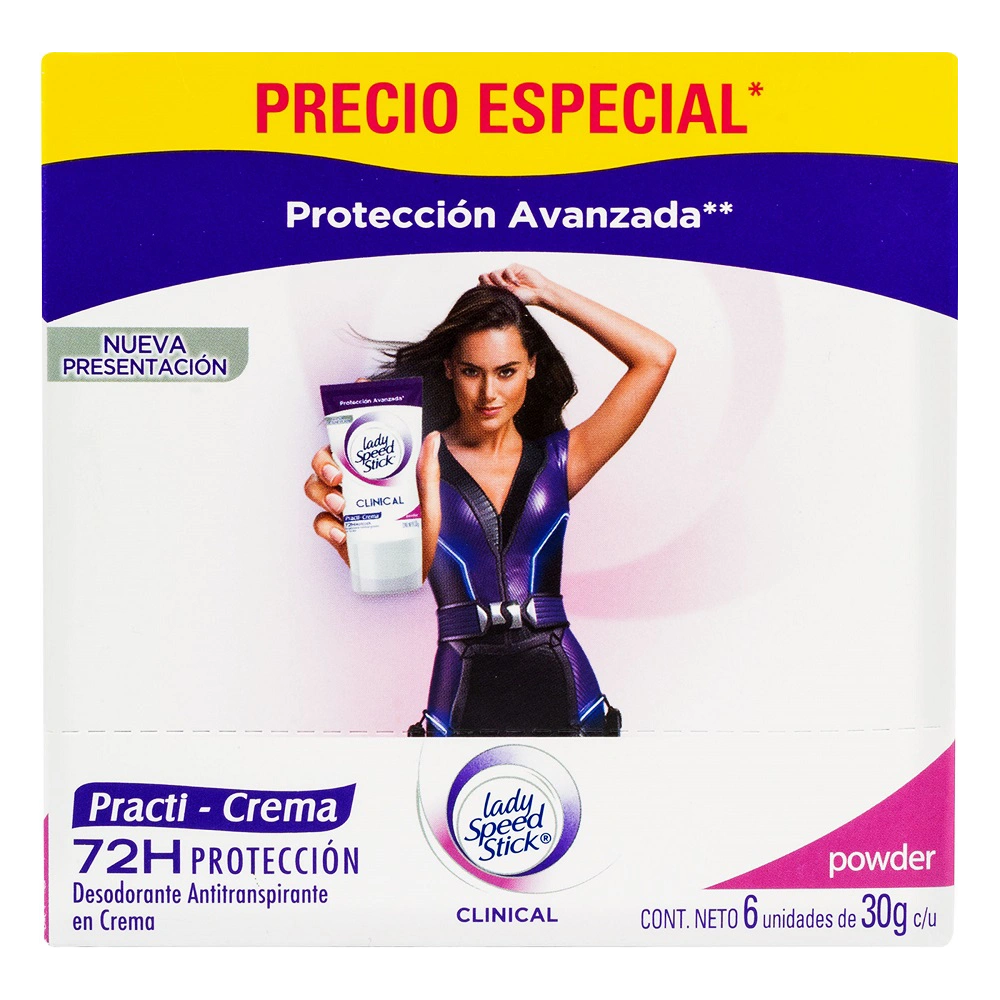 desodorante lady s.s.clin.pr.crema 30gr 6 und p.e - Imagen 1