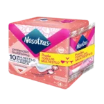 toallas nosotras invi.clas.mult.10 und+5 prot