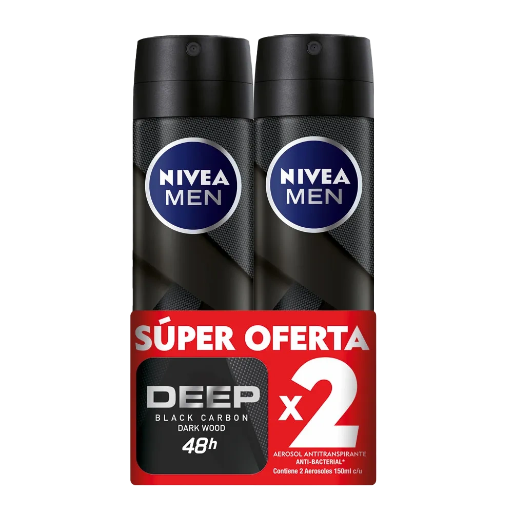 55052_DTE.NIVEA_MEN_DEEP_SPR_150ML_2_UND_S.D_.webp desodorante nivea men deep spr 150ml 2 und s.d - Imagen 1