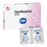 ciprofloxacino 500 mg 10 tabletas mk