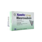 xarelto 2.5 mg 28 comprimidos