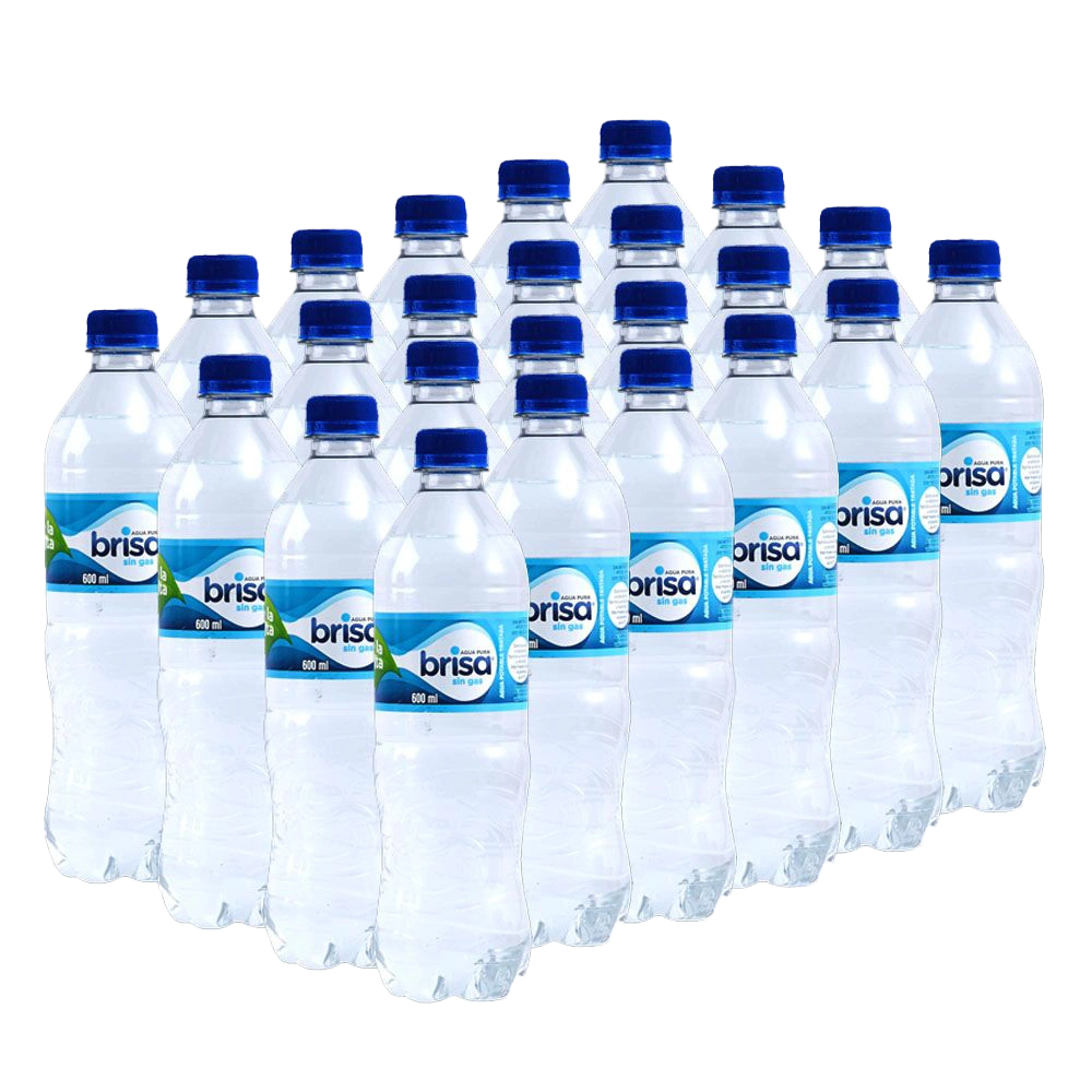 agua brisa sin gas pet 600 ml 24 und icom - Imagen 1