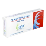fexofenadina 120 mg 10 tabletas ec