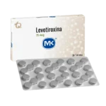 levotiroxina 75 mcg 30 tabletas mk