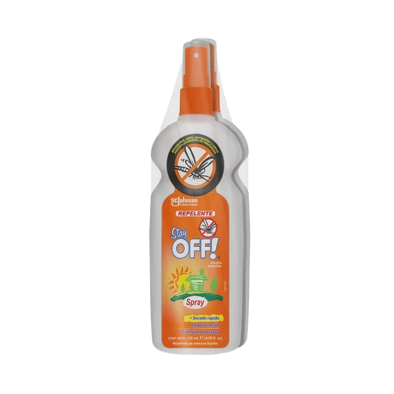repelente stay off rep spray adulto 120 ml 2 und s.o - Imagen 1
