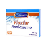FLOXFAR 400 MG (NORFLOXACINO) 20 TABLETAS