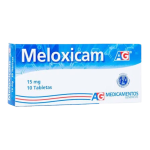 MELOXICAM 15 MG 10 TABLETAS AG