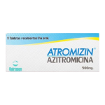 ATROMIZIN 500 MG (AZITROMICINA) 3 TABLETAS