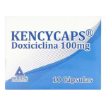 KENCYCAPS 100 MG (DOXICICLINA) 10 CAPSULAS