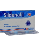 ERECFOR  50 MG (SILDENAFIL) 2 TABLETAS